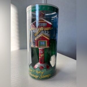 Desktop stamp holder 14k gold trimmed